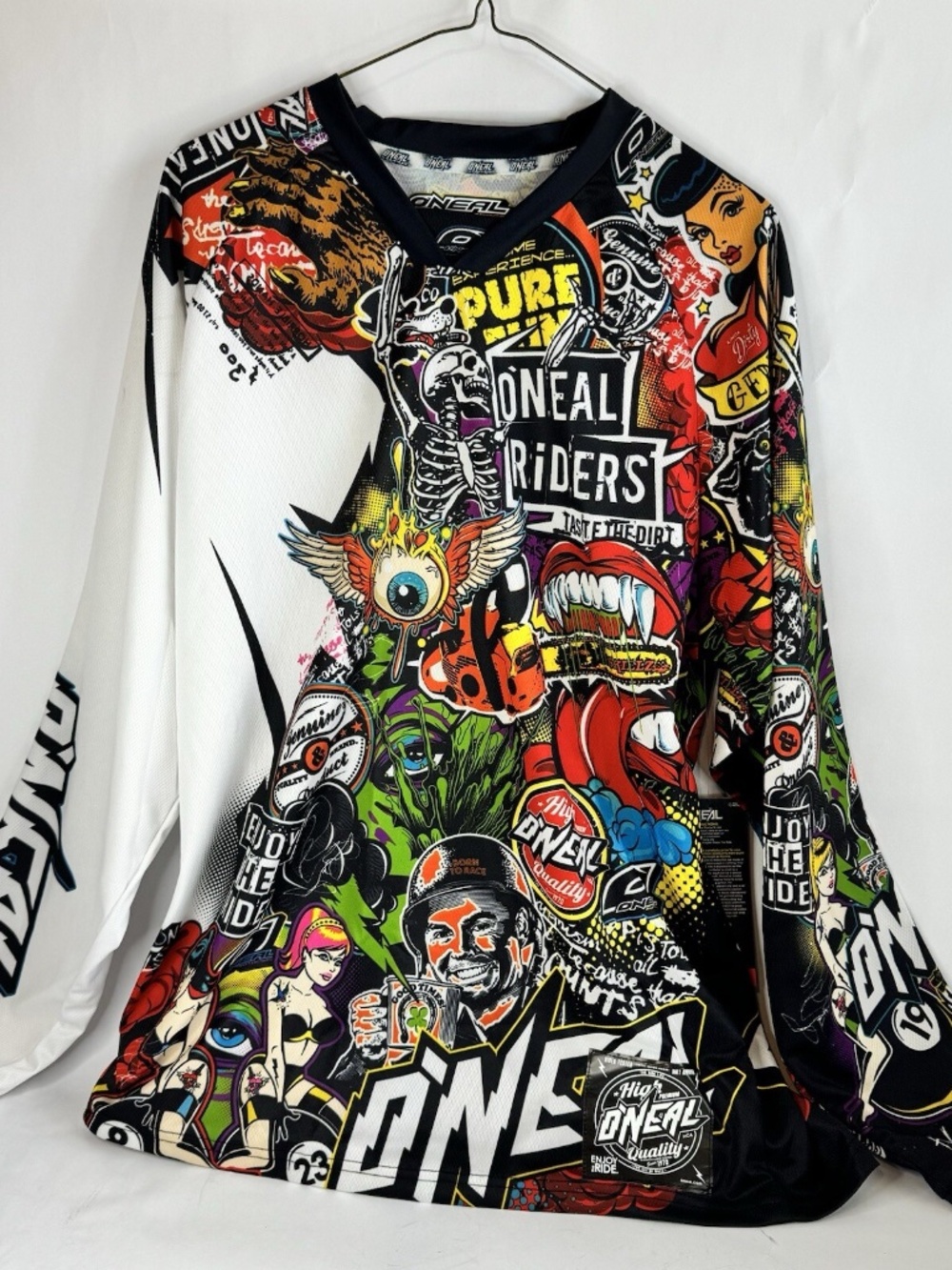 O'Neal Mayhem Lite Crank Motocross ATV Dirt Bike Quad Off Road Jersey-Medium